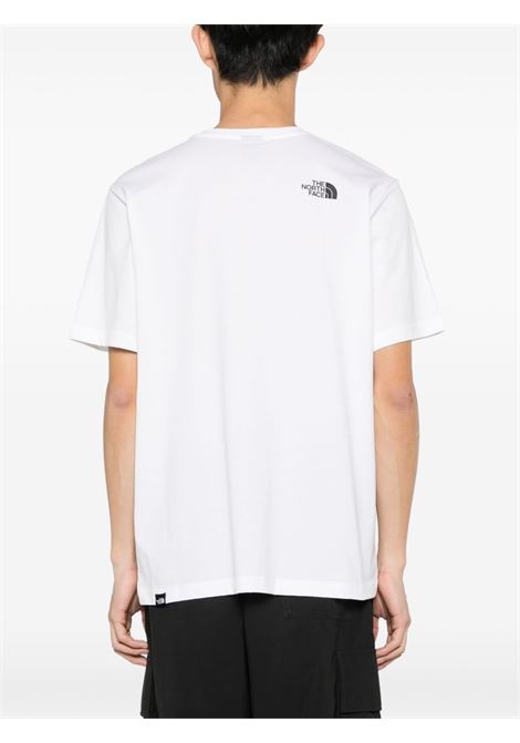 simple dome t-shirt man white THE NORTH FACE | NF0A87NGFN41